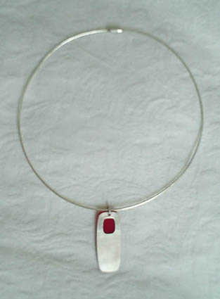 silver necklace